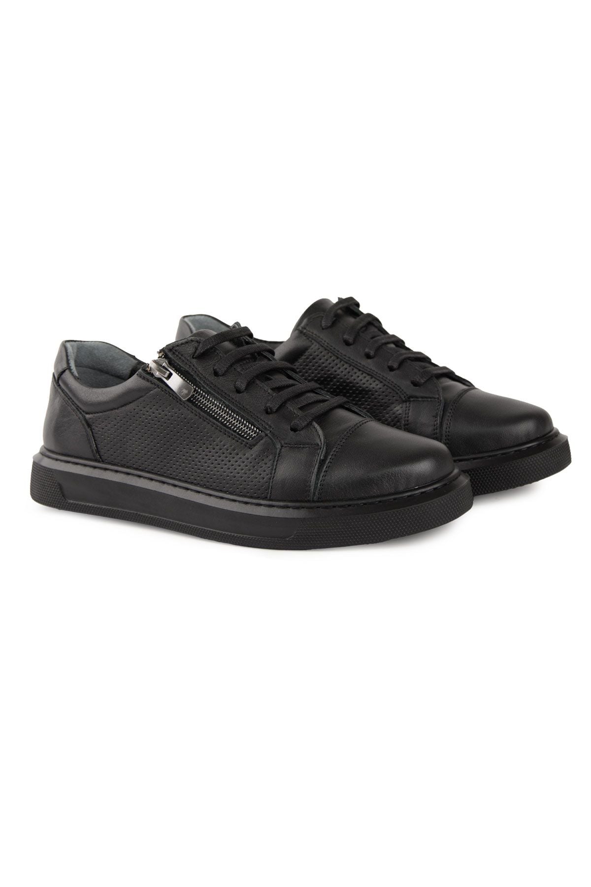 Kadın Deri Sneakers DG6024 Siyah