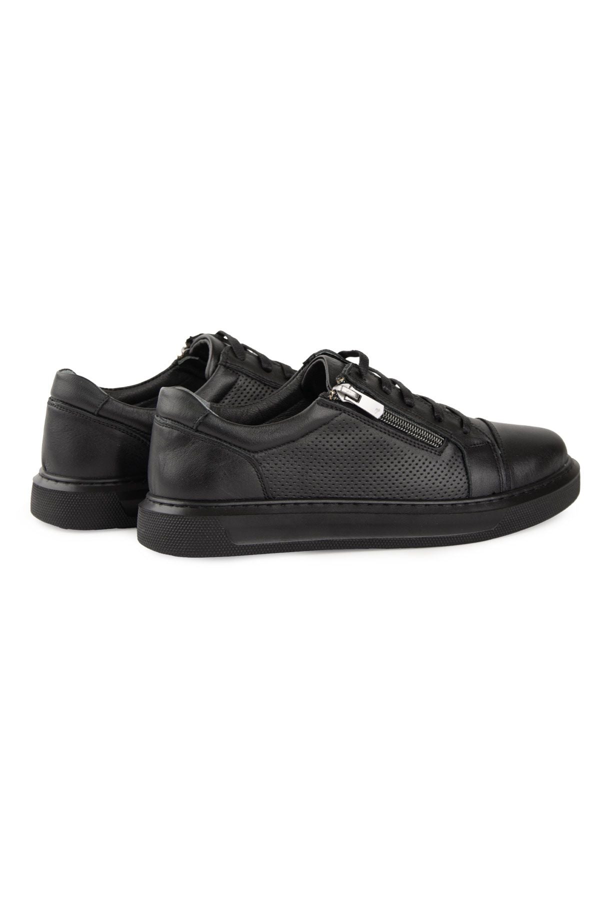 Kadın Deri Sneakers DG6024 Siyah