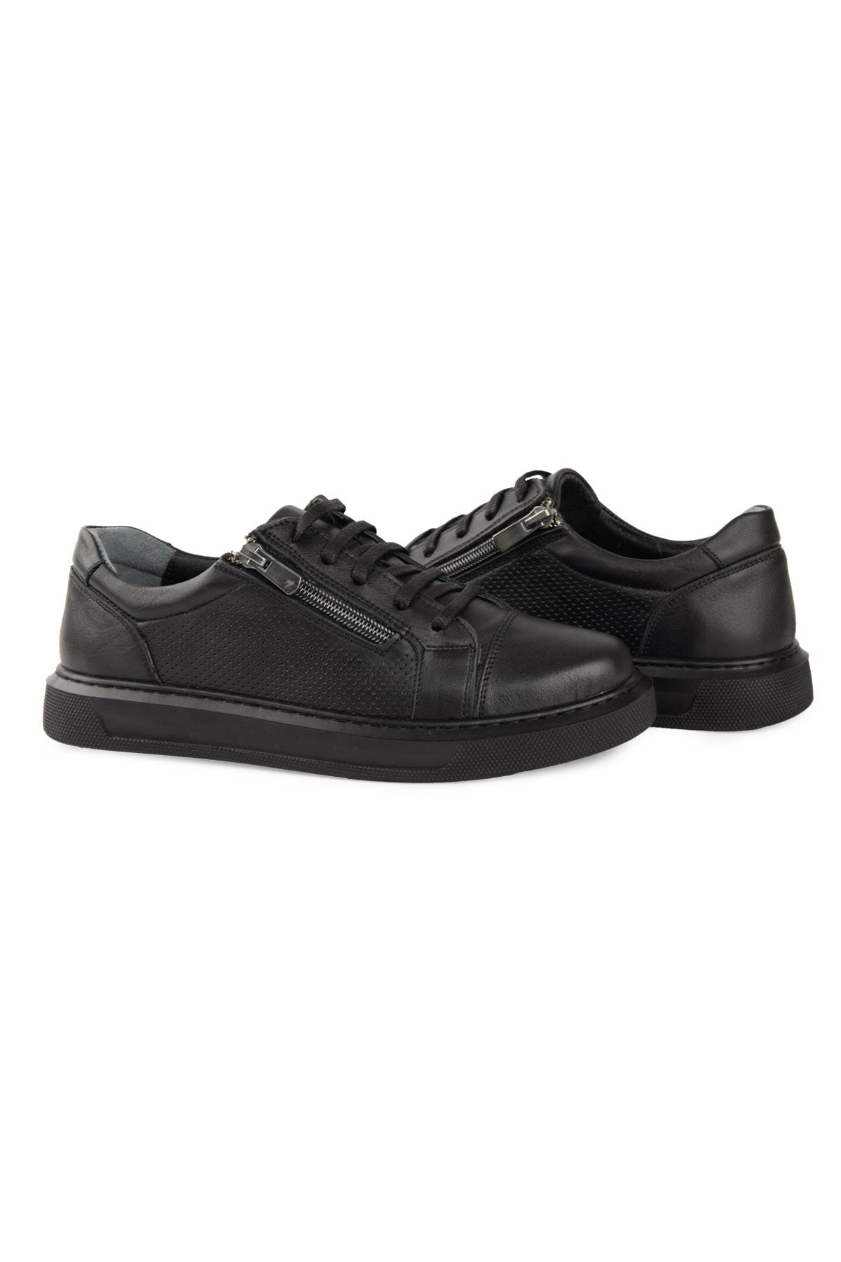 Kadın Deri Sneakers DG6024 Siyah