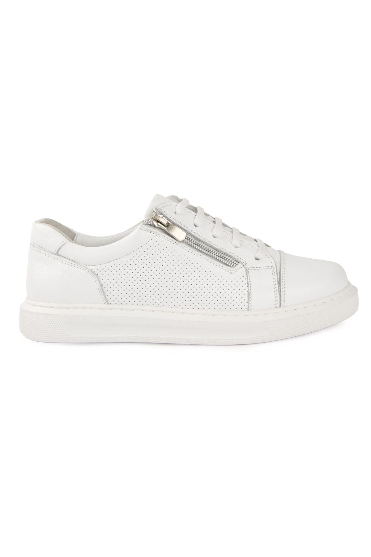 Kadın Deri Sneakers DG6024 Beyaz