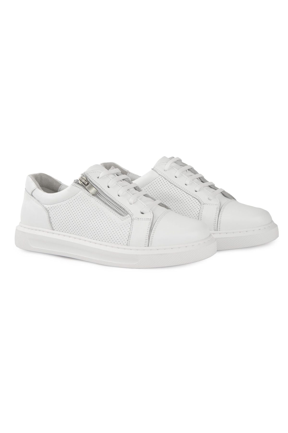 Kadın Deri Sneakers DG6024 Beyaz
