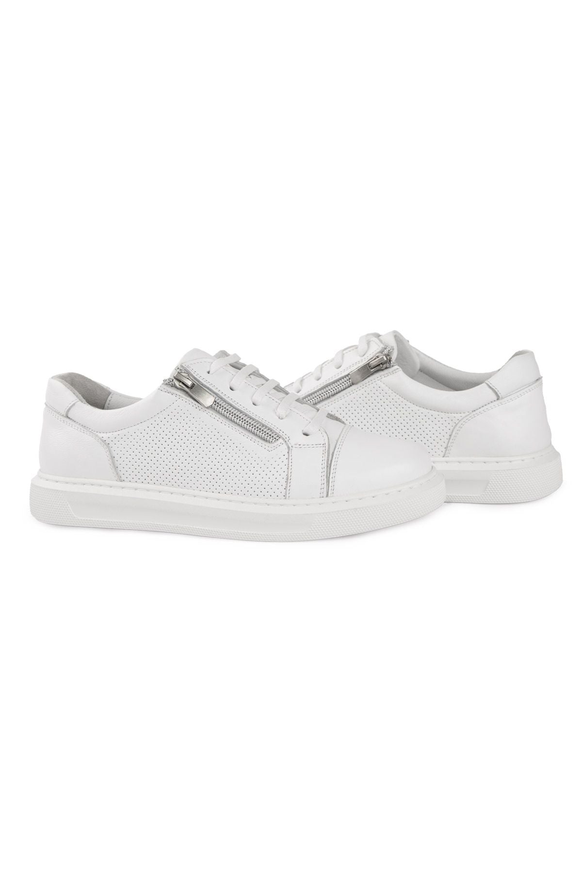 Kadın Deri Sneakers DG6024 Beyaz