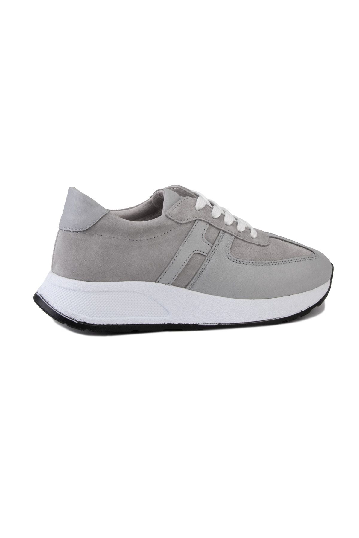 Kadın Deri Sneakers DG6025 Gri