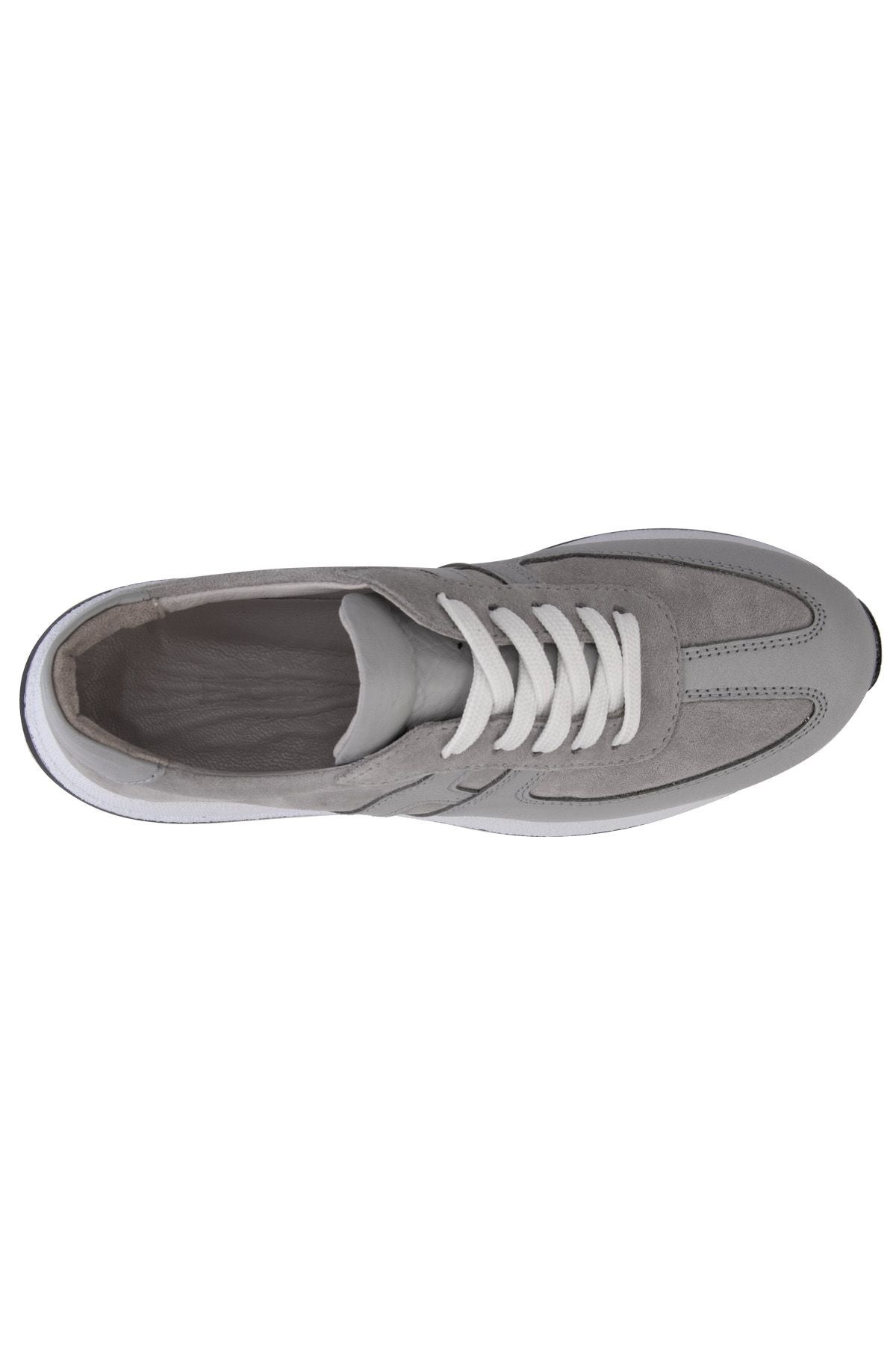 Kadın Deri Sneakers DG6025 Gri