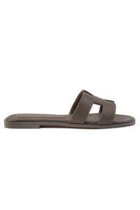 Women's Leather Slippers 215550 Mink