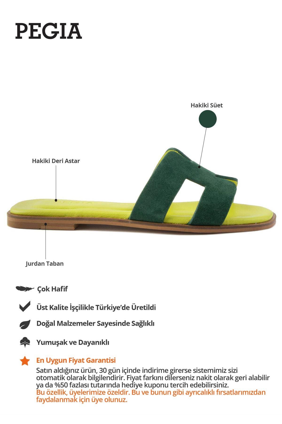 Kadın Deri Terlik 215550 Sarı