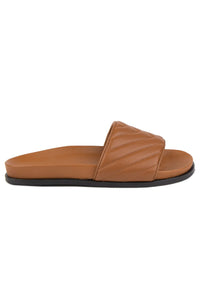 Women's Leather Slipper 215551 Tobacco