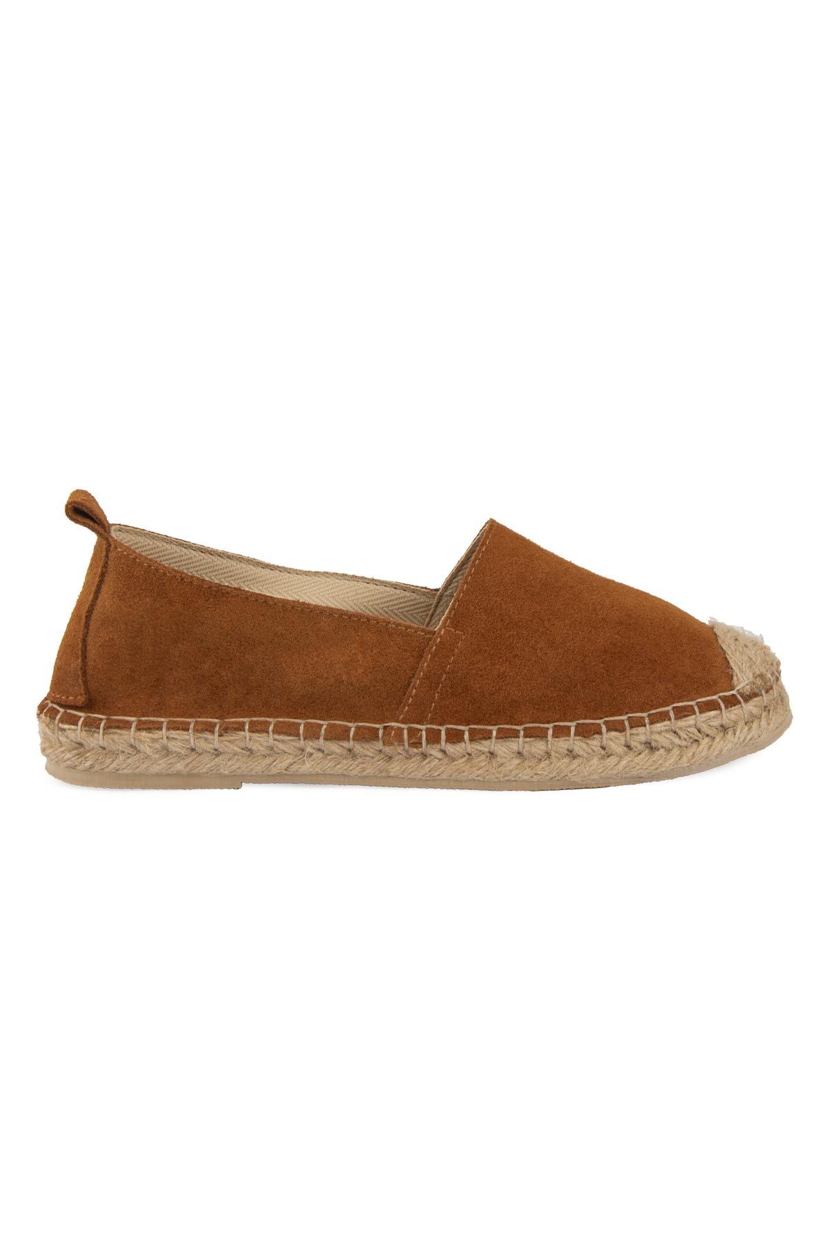 Kadın Espadril Ayakkabı DG6026 Taba
