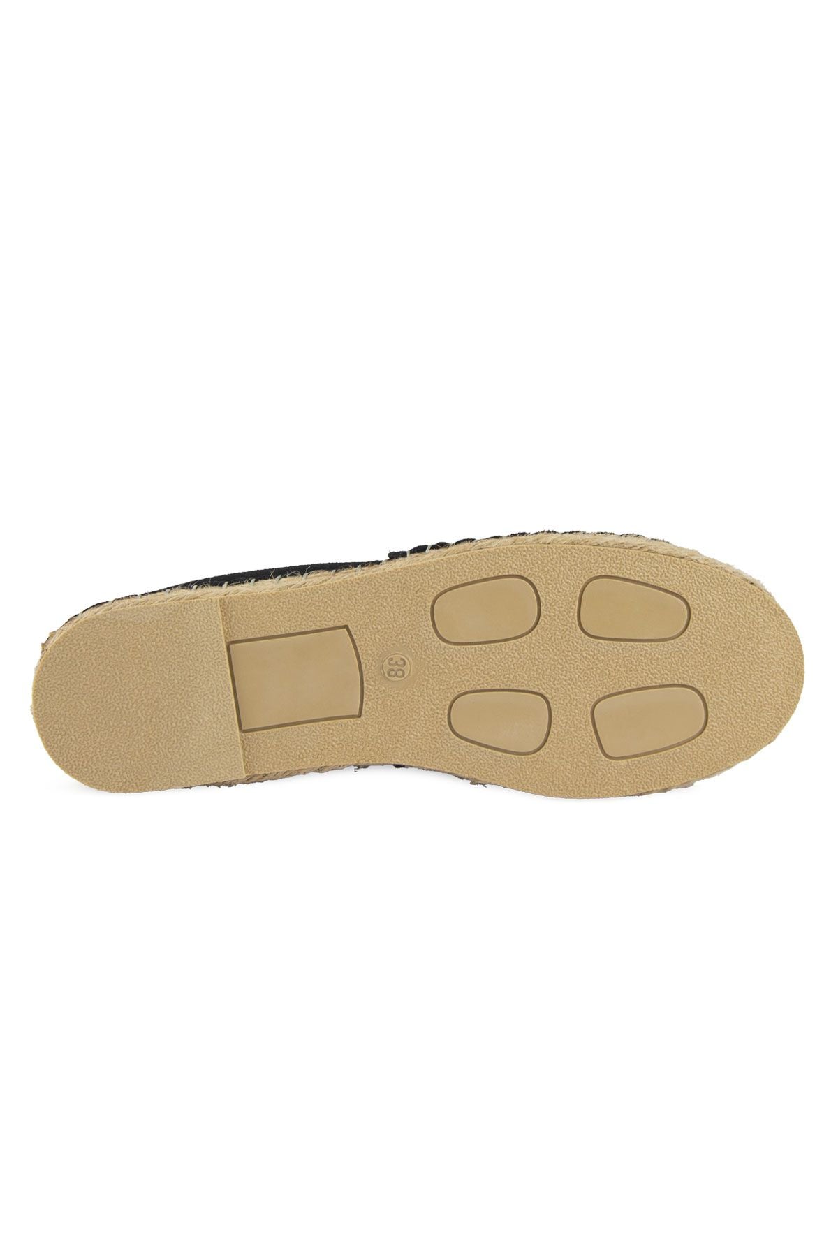 Kadın Espadril Ayakkabı DG6026 Siyah