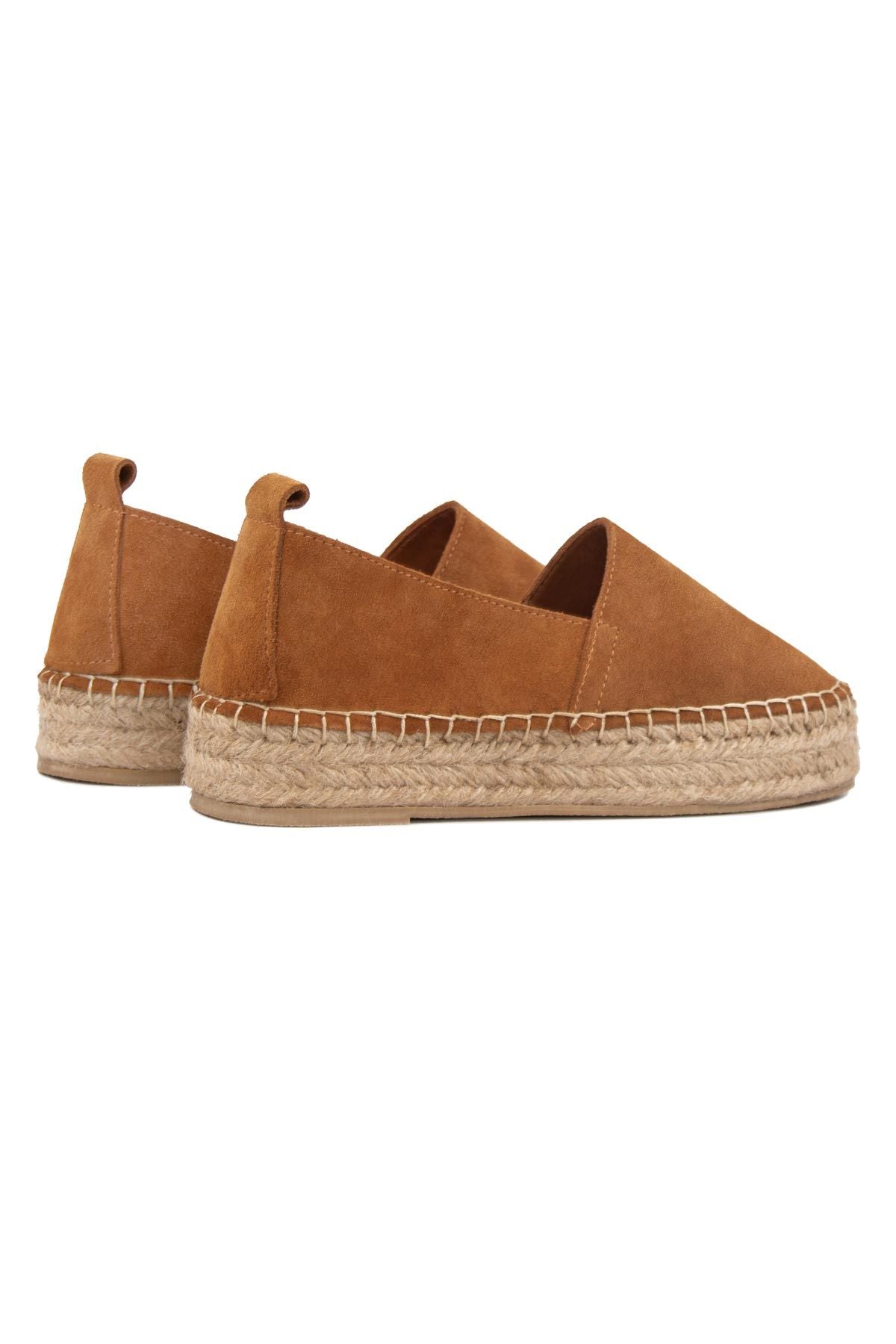 Kadın Espadril Ayakkabı DG6037 Taba