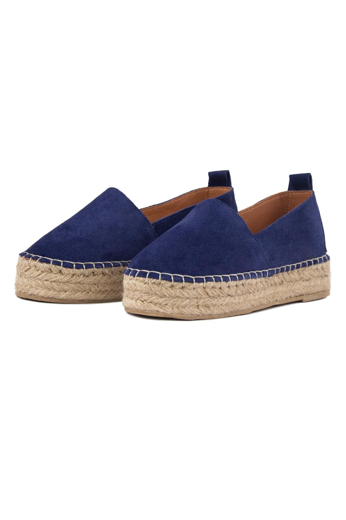 Kadın Espadril Ayakkabı DG6037 Denim