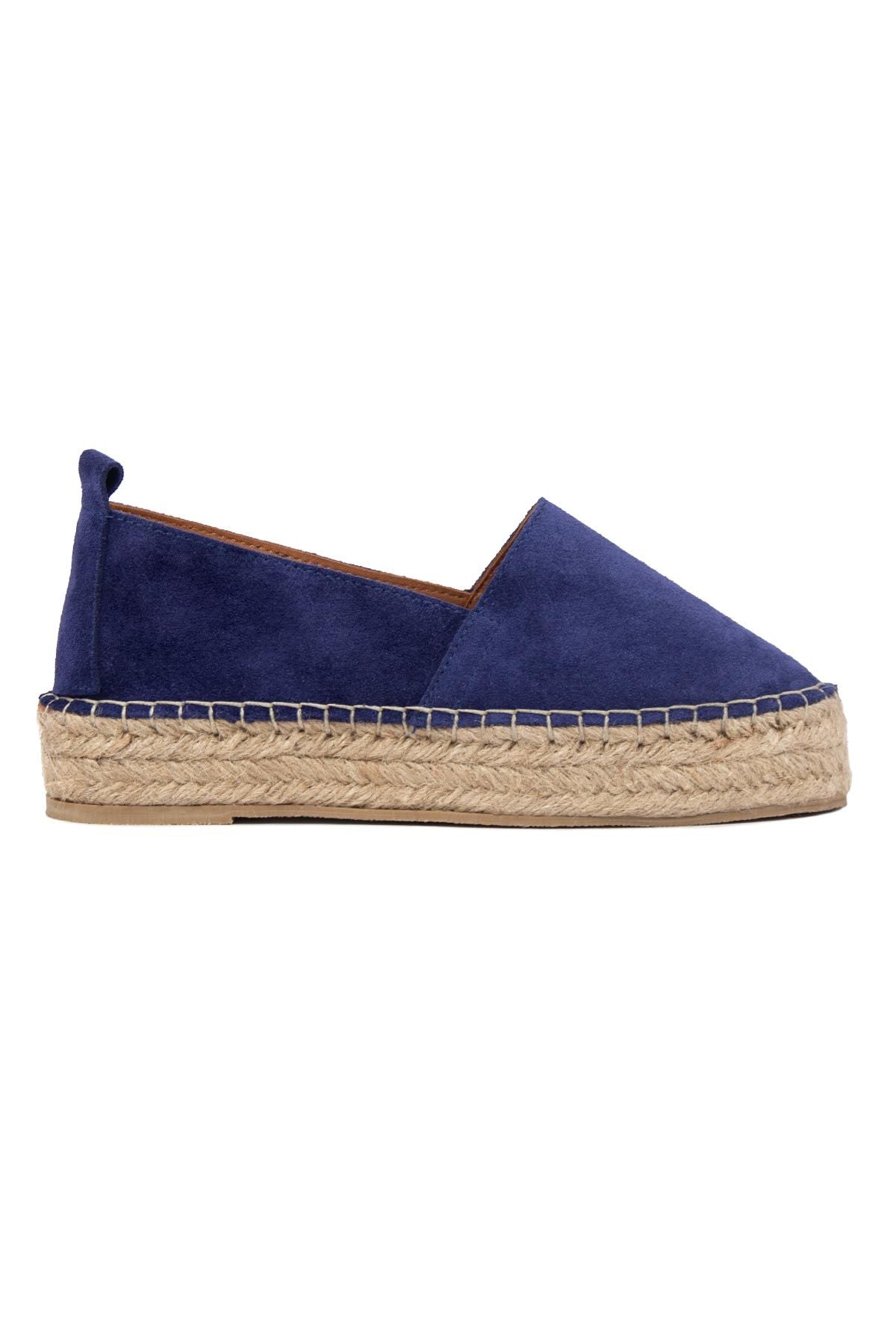 Kadın Espadril Ayakkabı DG6037 Denim