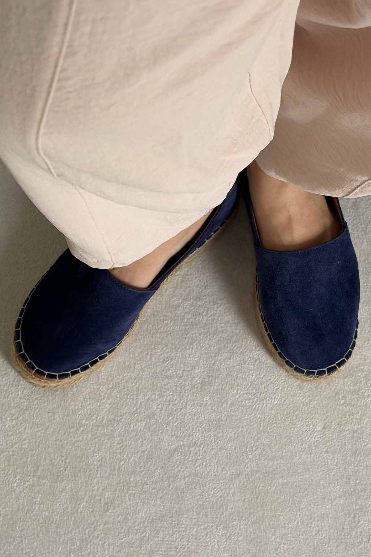 Kadın Espadril Ayakkabı DG6037 Denim