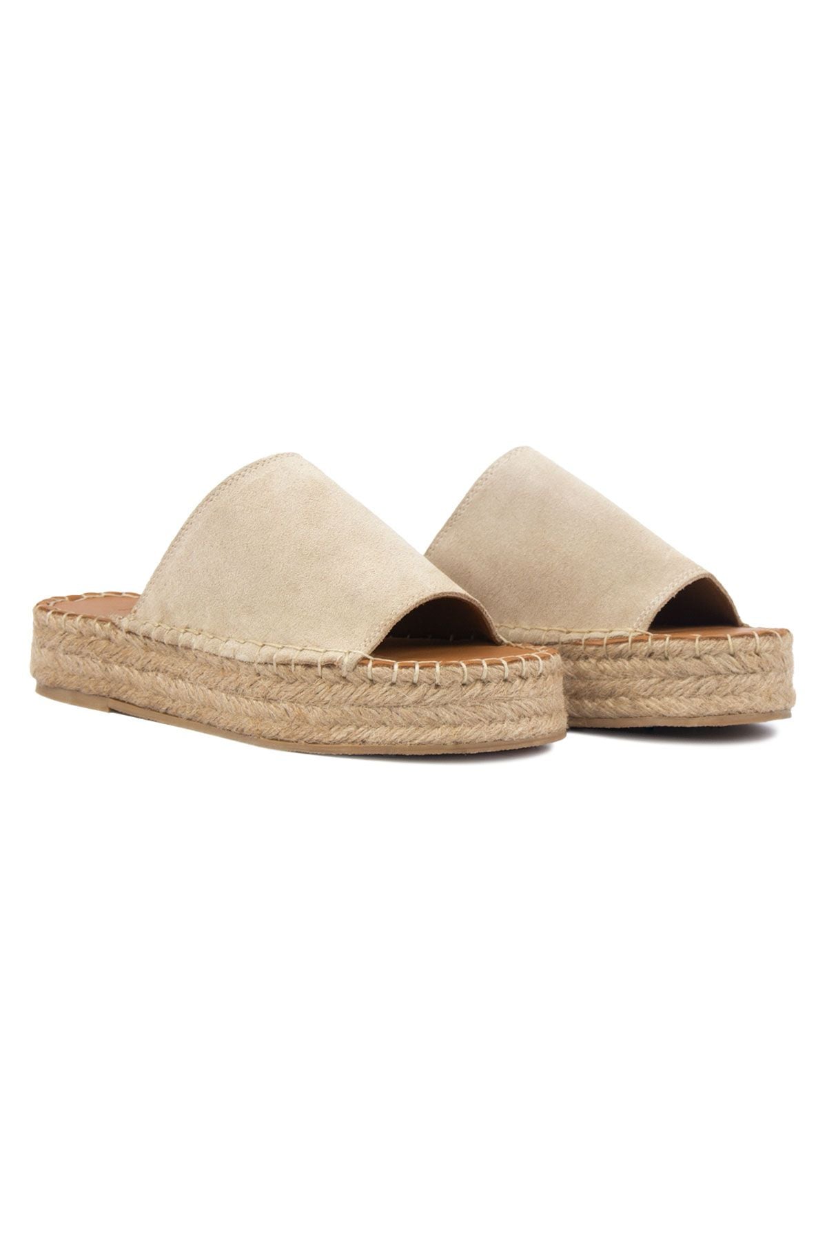 Kadın Espadril Terlik DG6027 Sahra
