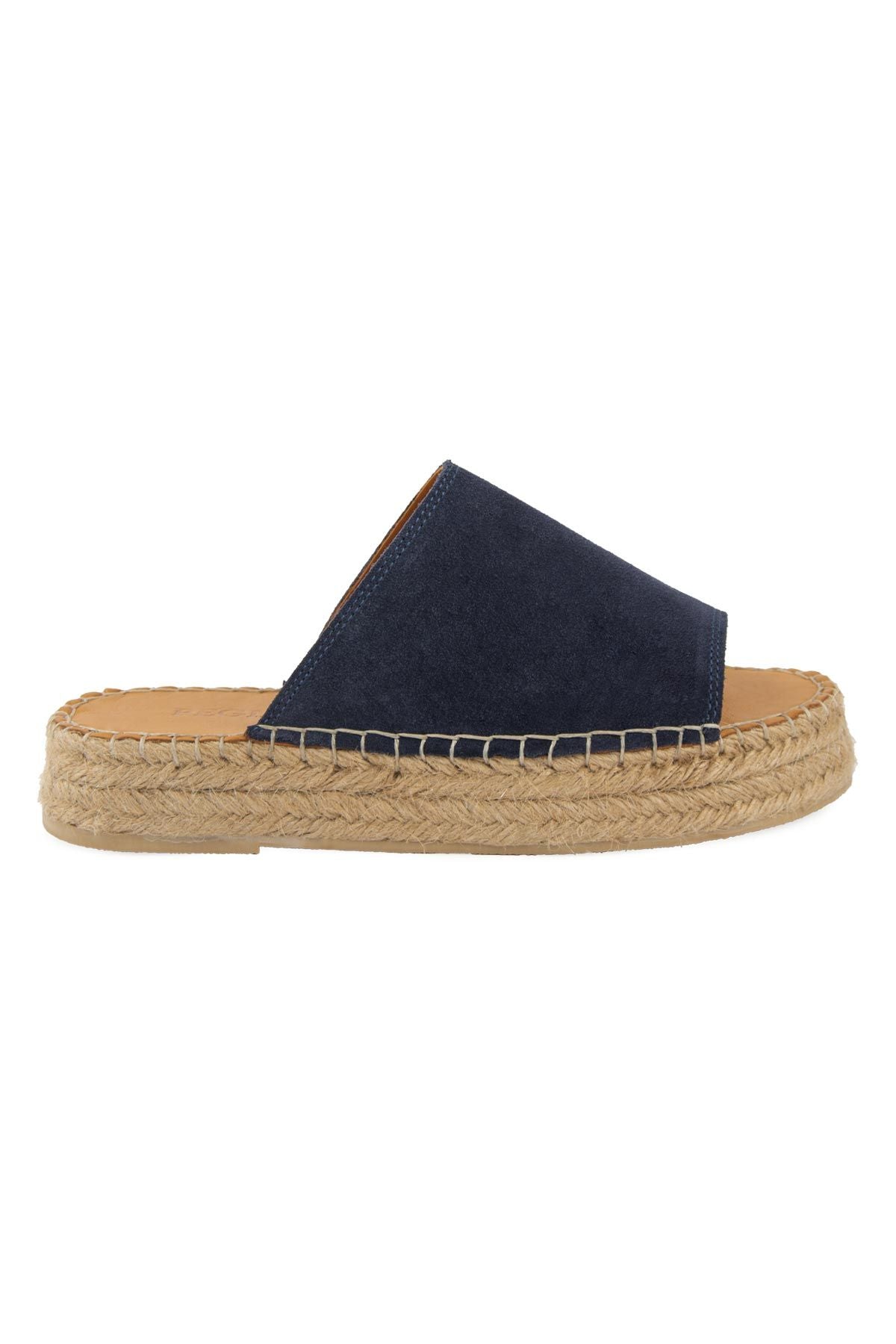 Kadın Espadril Terlik DG6027 Lacivert
