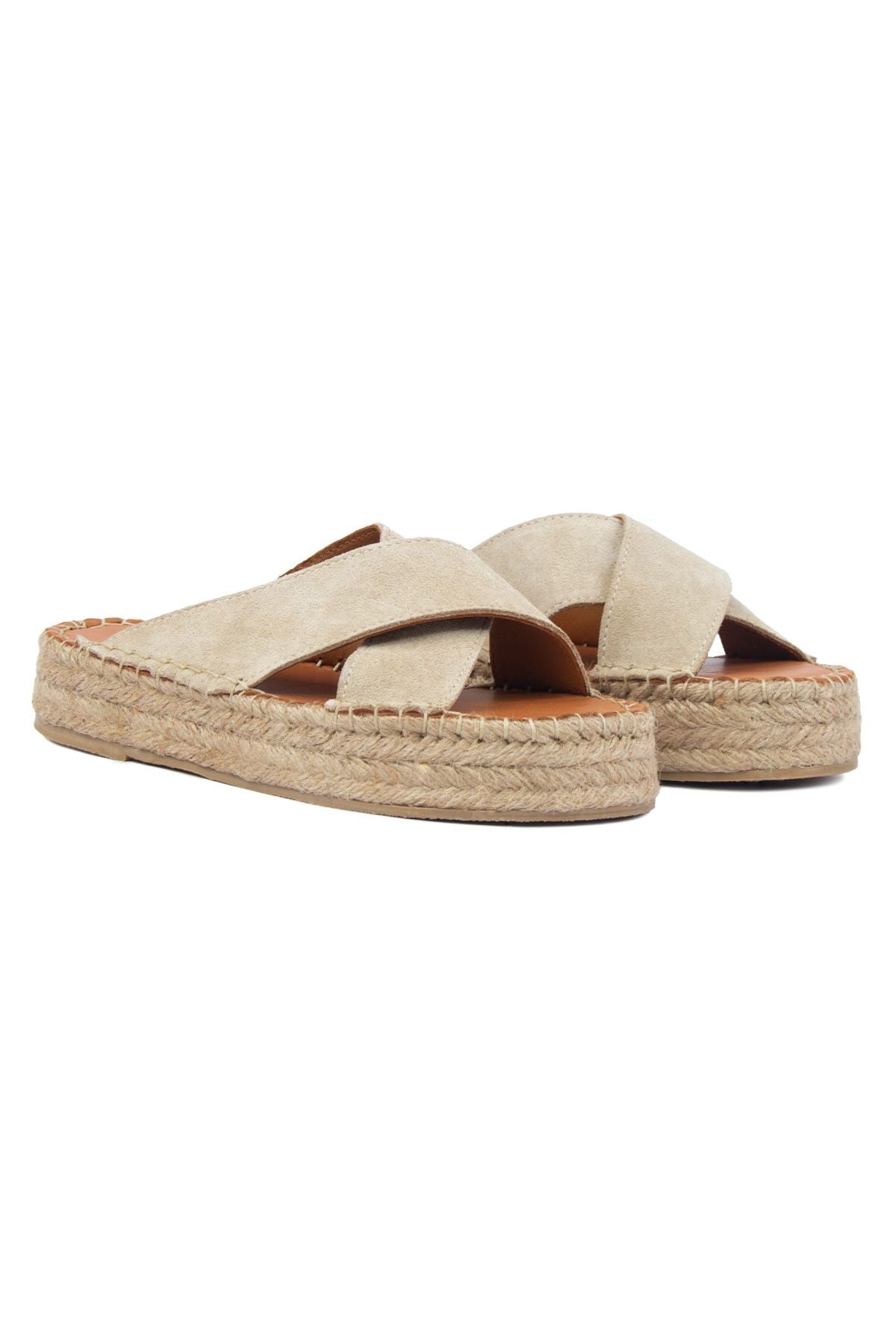 Kadın Espadril Terlik DG6036 Sahra