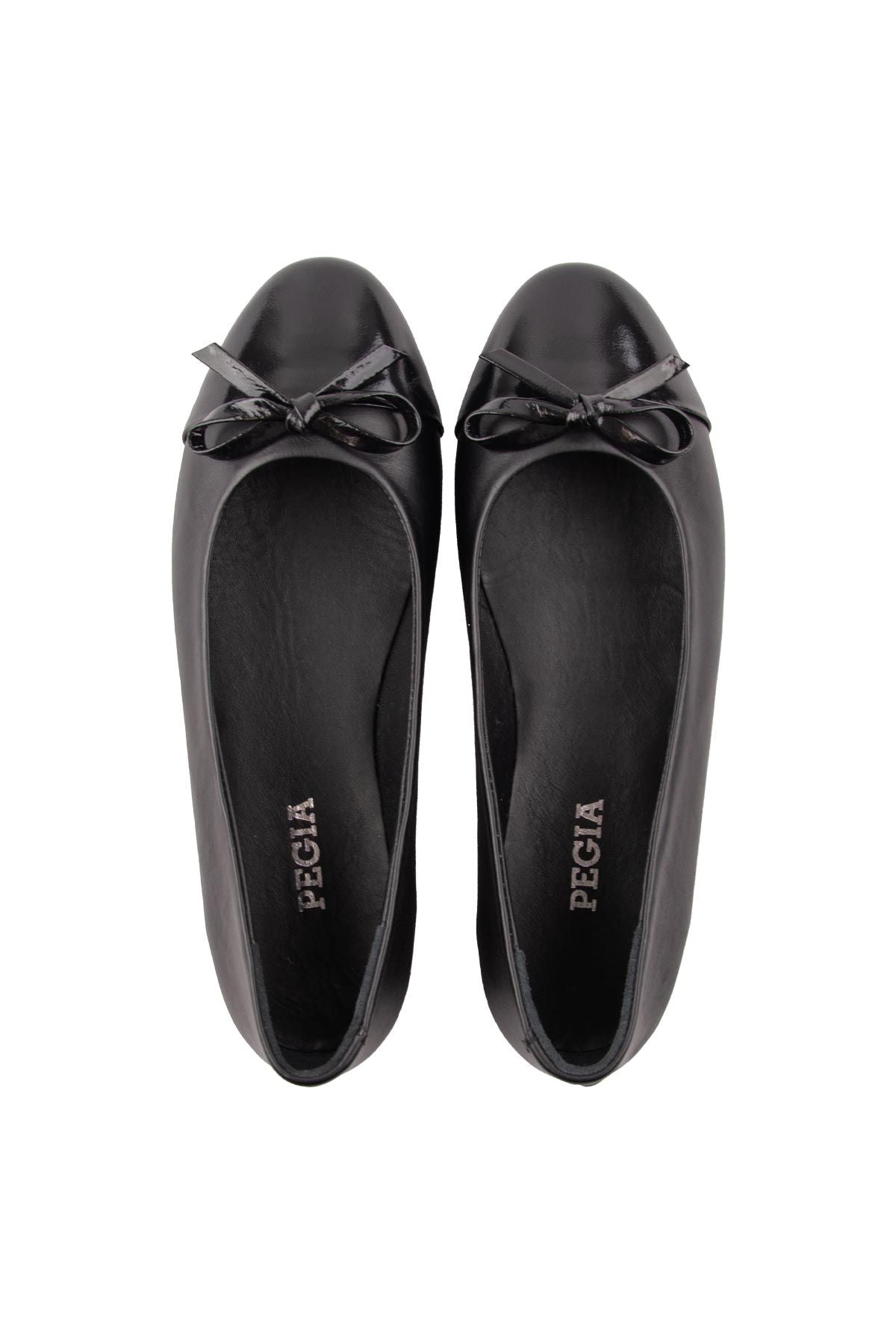 Kadın Hakiki Deri Babet DG6033 Siyah