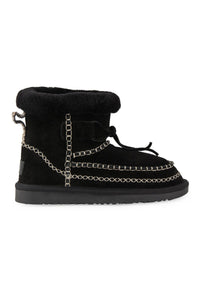 Women's Genuine Shearling Boot 191158 Black