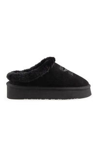 Women's Genuine Shearling Slipper 191157 Black