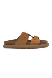 Women's Genuine Nubuck Slipper 215544 Tobacco