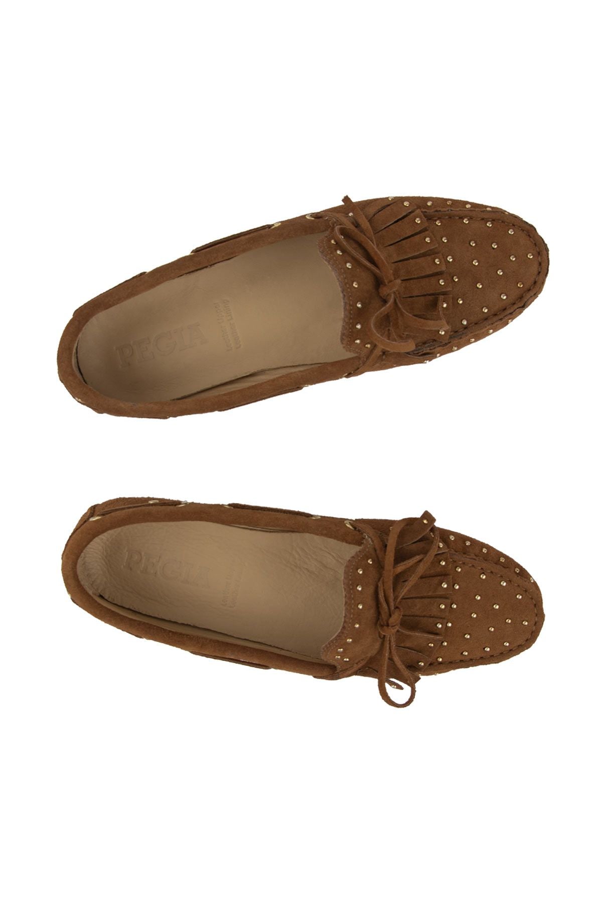 Kadın Hakiki Süet Loafer 700915 Taba