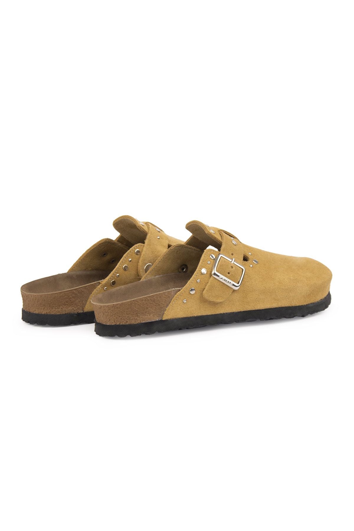 Kadın Hakiki Süet Sabo Terlik 215542 Camel