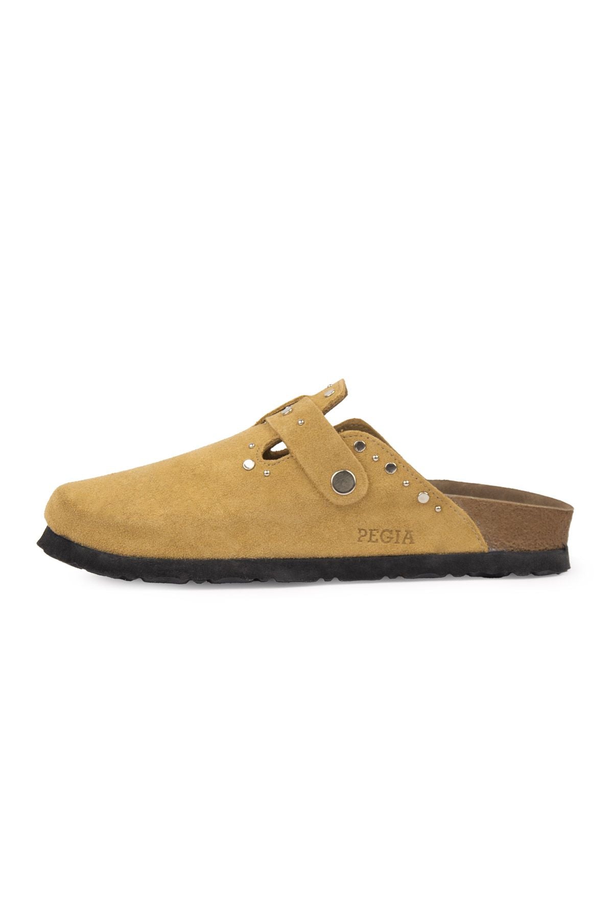 Kadın Hakiki Süet Sabo Terlik 215542 Camel