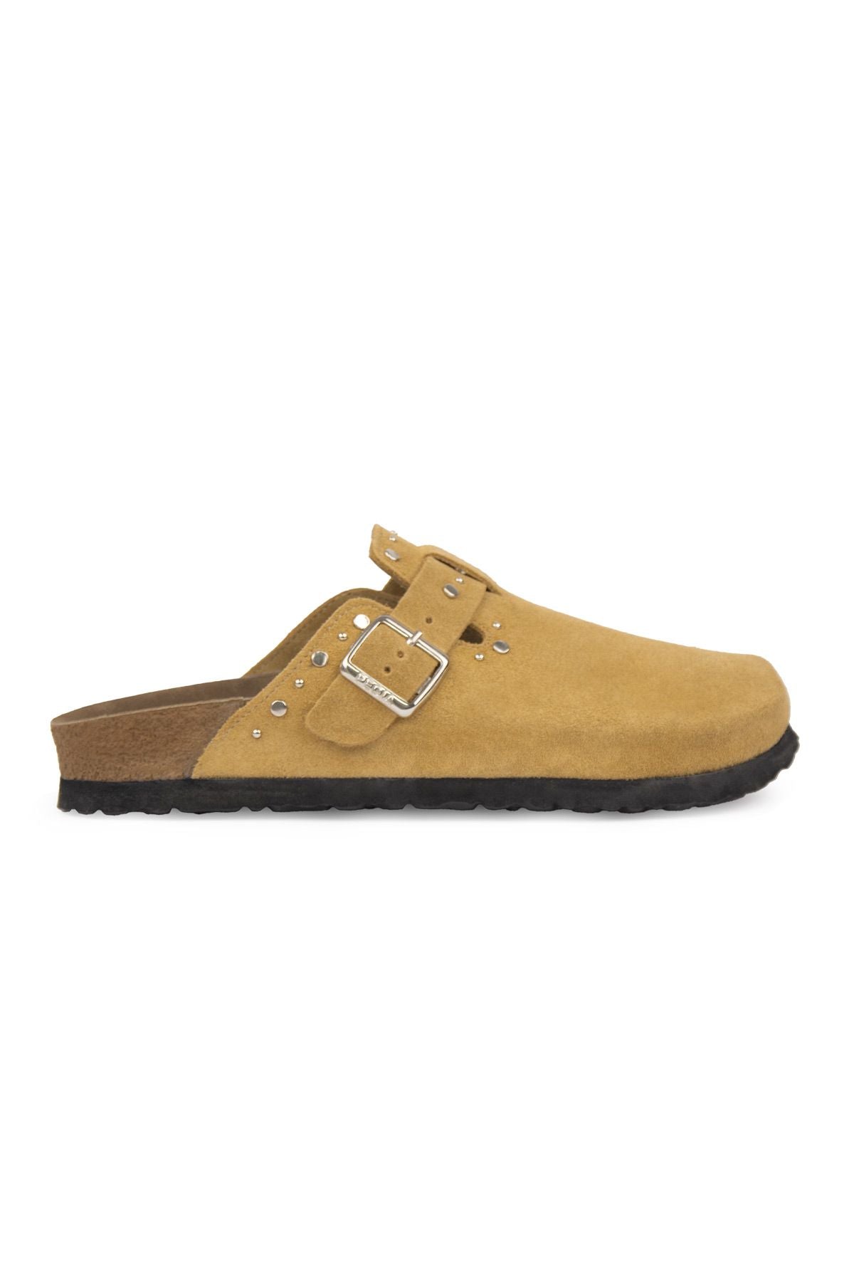 Kadın Hakiki Süet Sabo Terlik 215542 Camel