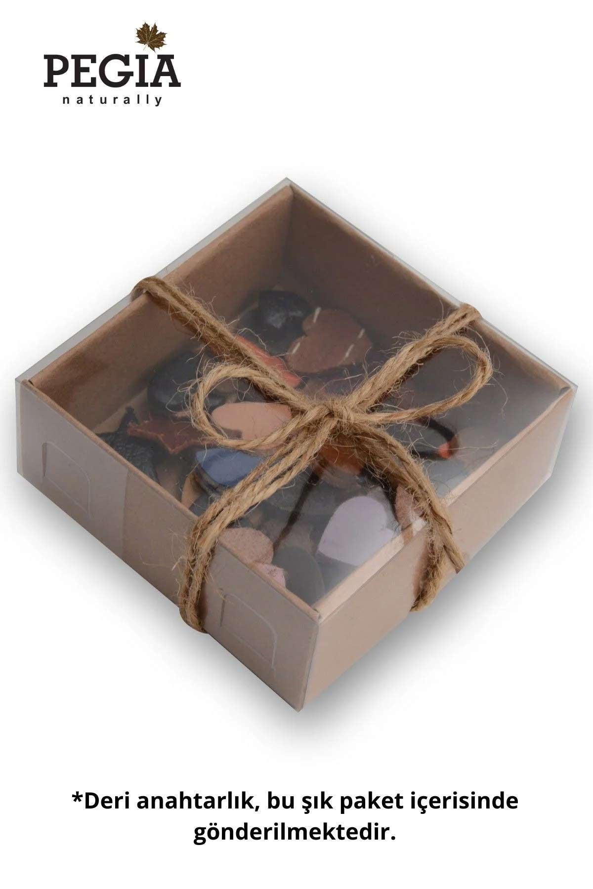 Kemerlik Deri Anahtarlık 25AN58 Taba