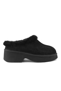 Women's Mini Boot with Shearling Detail 191155 Black
