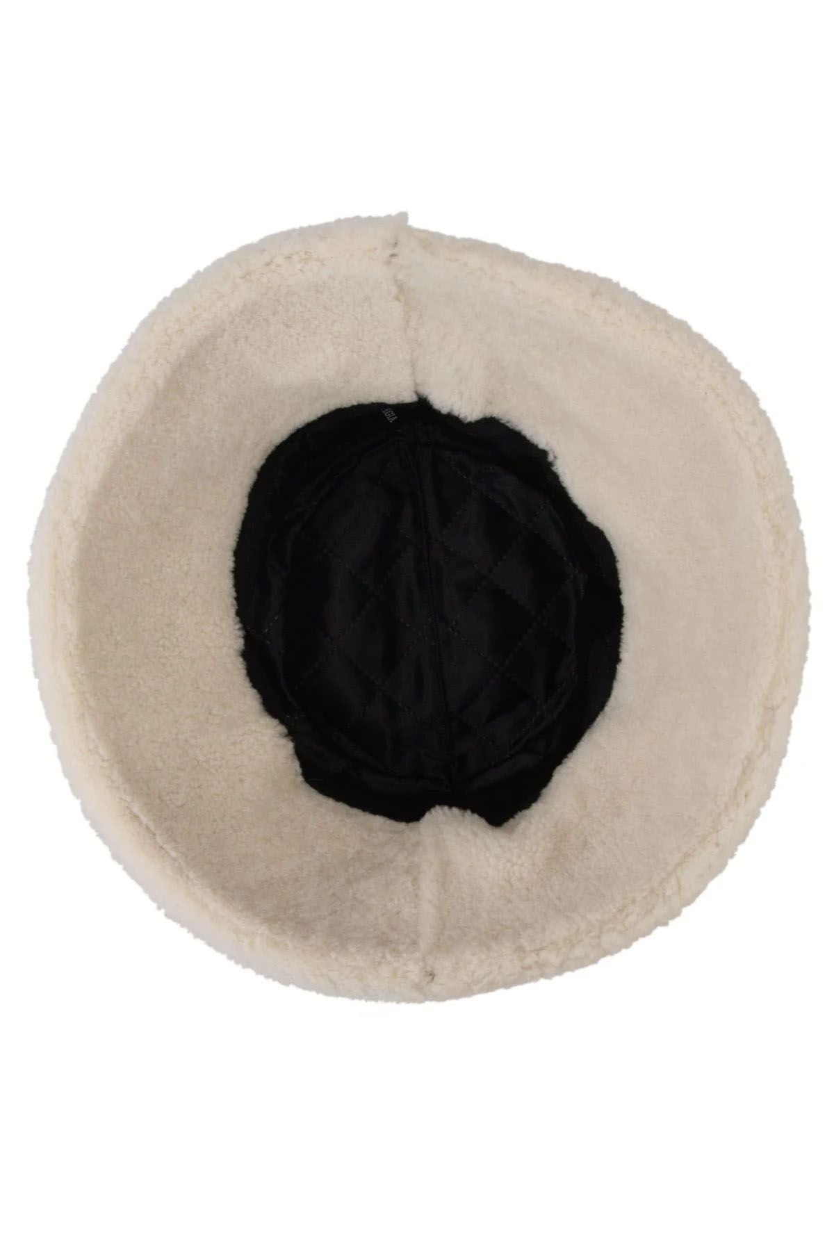 Kürklü Unisex Bucket Şapka 24SP02 Bej