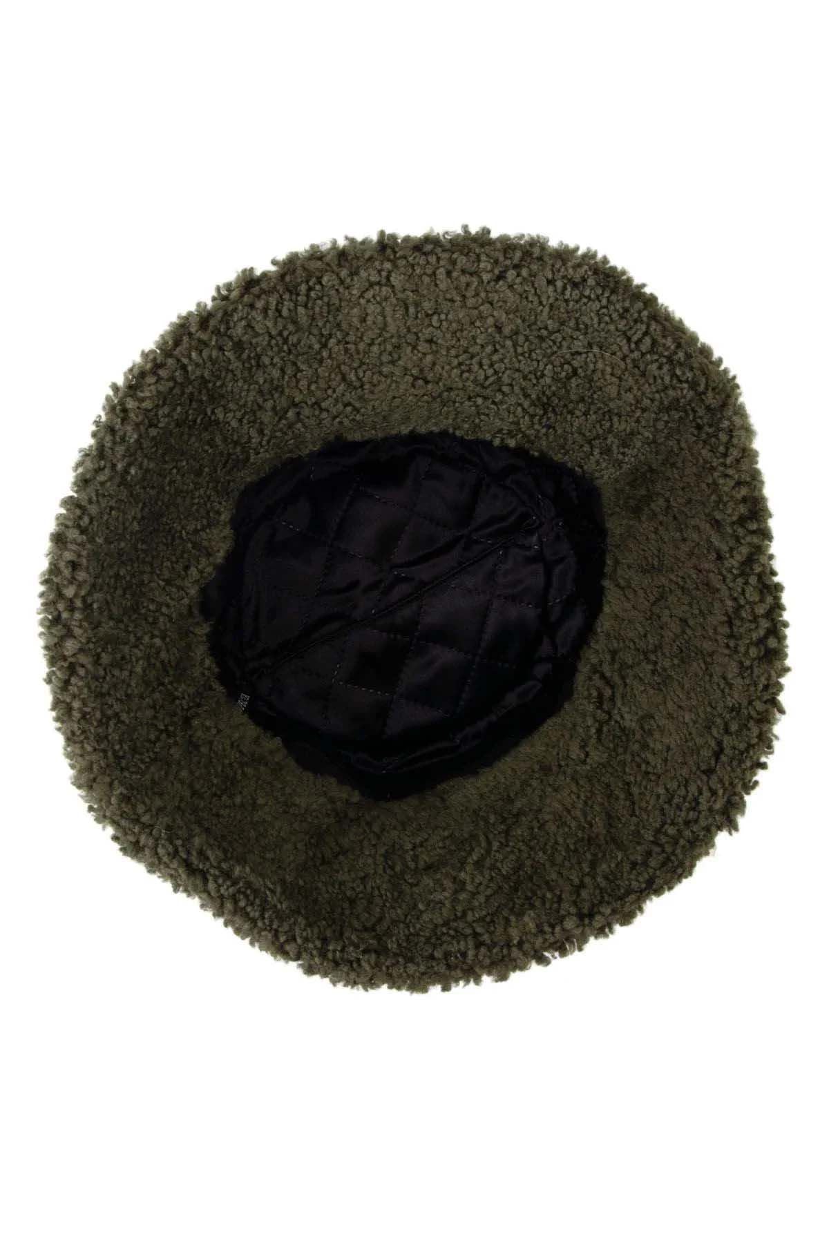 Kürklü Unisex Bucket Şapka 24SP02 Haki