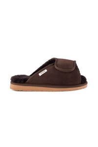 Shearling Diabetic House Slipper 191219 Brown