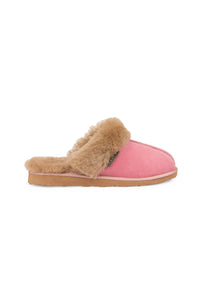 Fur-Lined Women's House Slippers 191202 Pink
