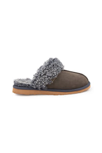 Shearling Women's House Slipper 191206 Smoke Grey