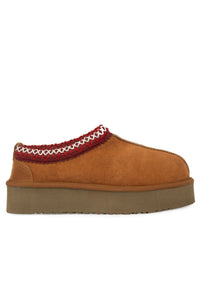 Fur Women's Mini Ankle Boot 191140 Tobacco