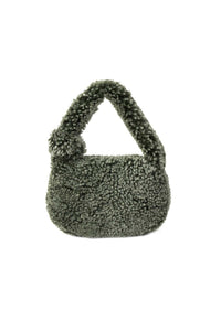 Fur Women's Mini Bag 191605 Khaki
