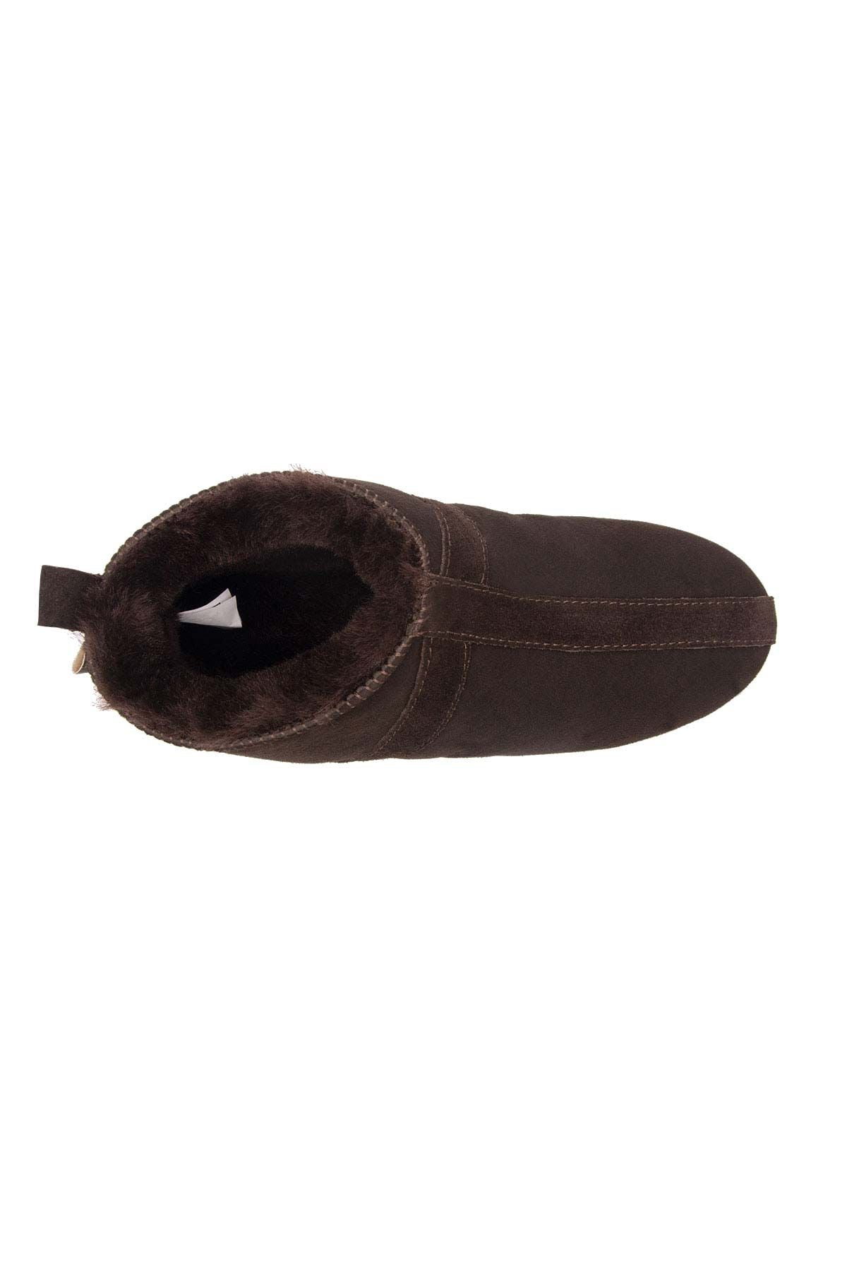 Kürklü Unisex Panduf 191203 Kahve
