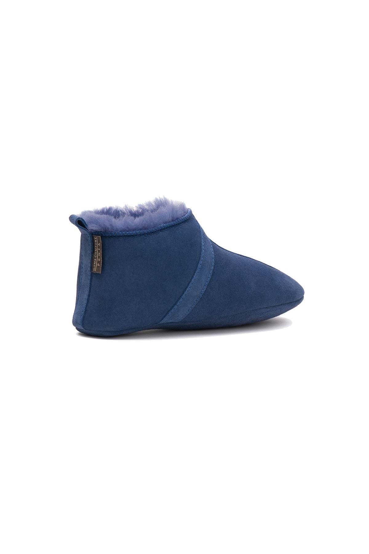 Kürklü Unisex Panduf 191203 Saks