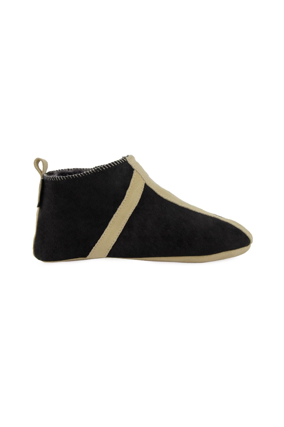 Kürklü Unisex Panduf 191203 Siyah