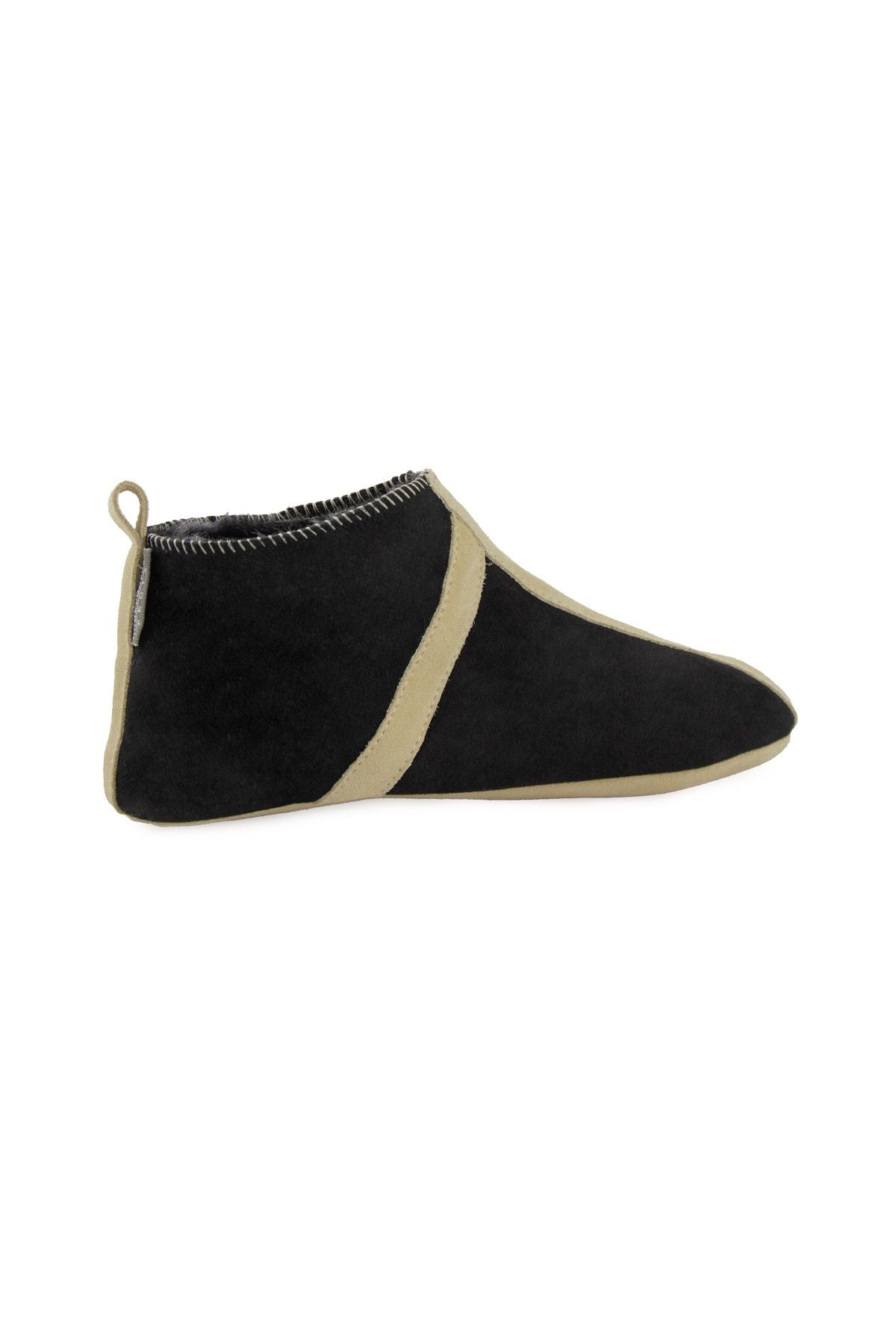 Kürklü Unisex Panduf 191203 Siyah