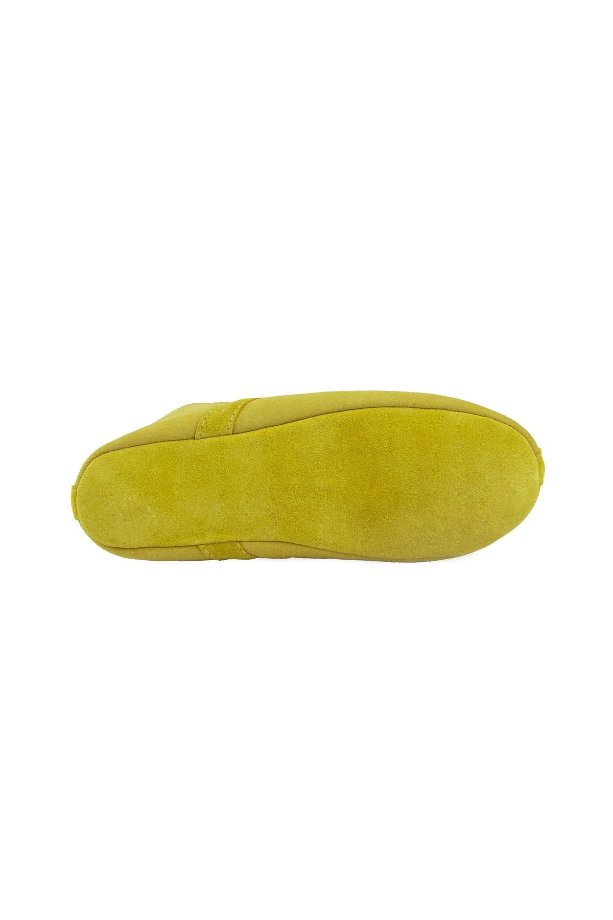 Kürklü Unisex Panduf 191203 Hardal