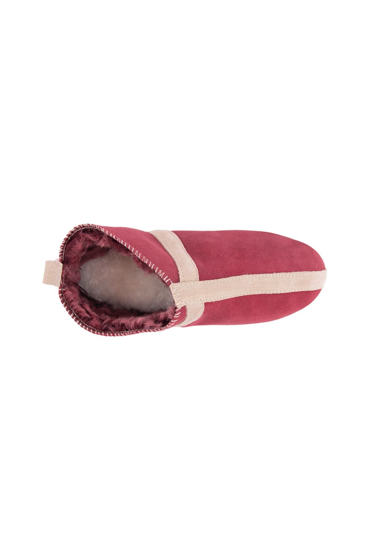Kürklü Unisex Panduf 191203 Bordo