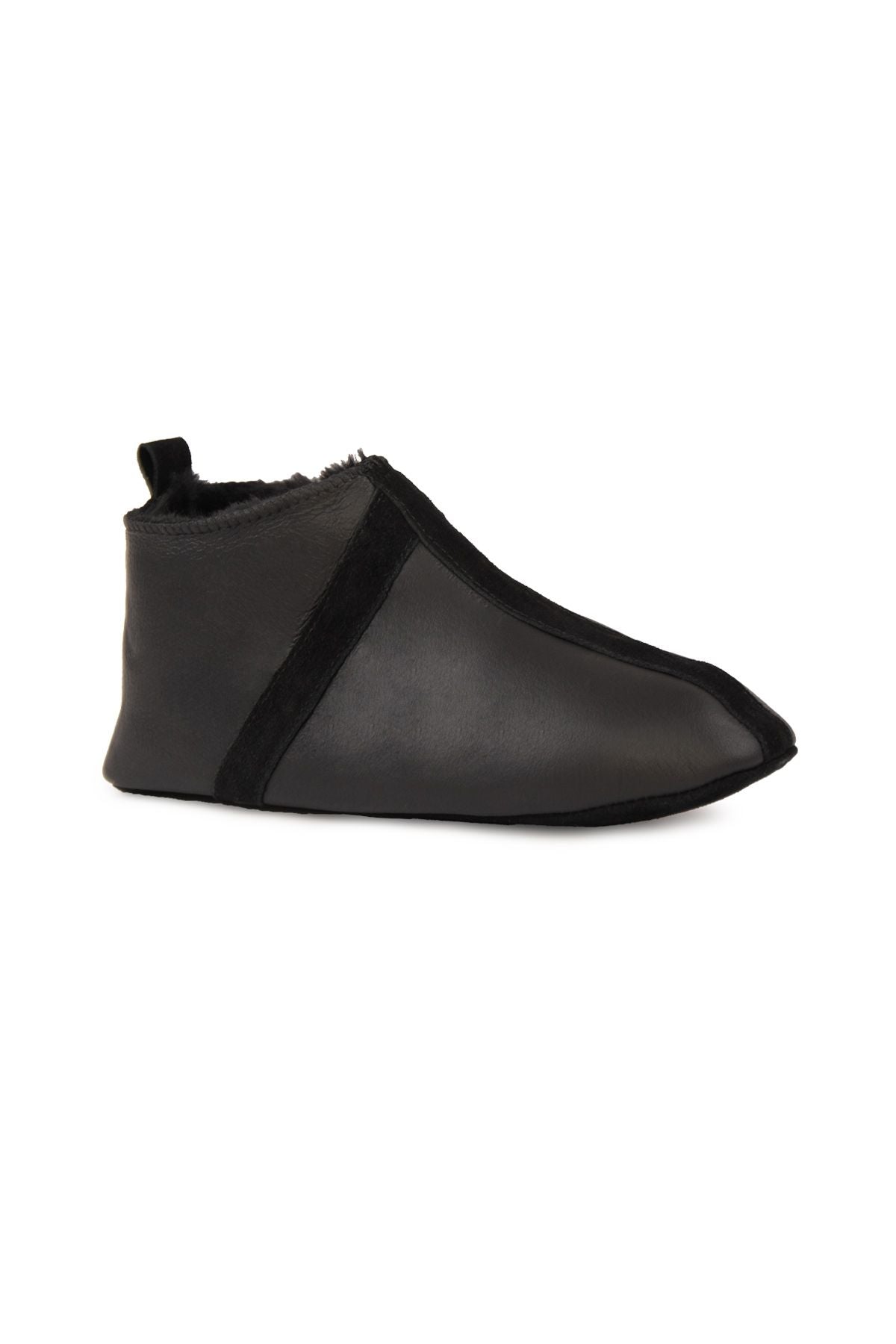 Kürklü Unisex Panduf 191220 Siyah