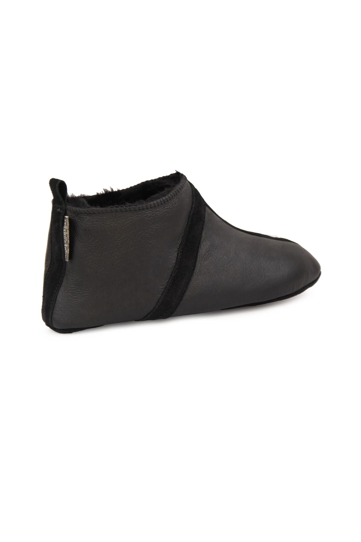 Kürklü Unisex Panduf 191220 Siyah