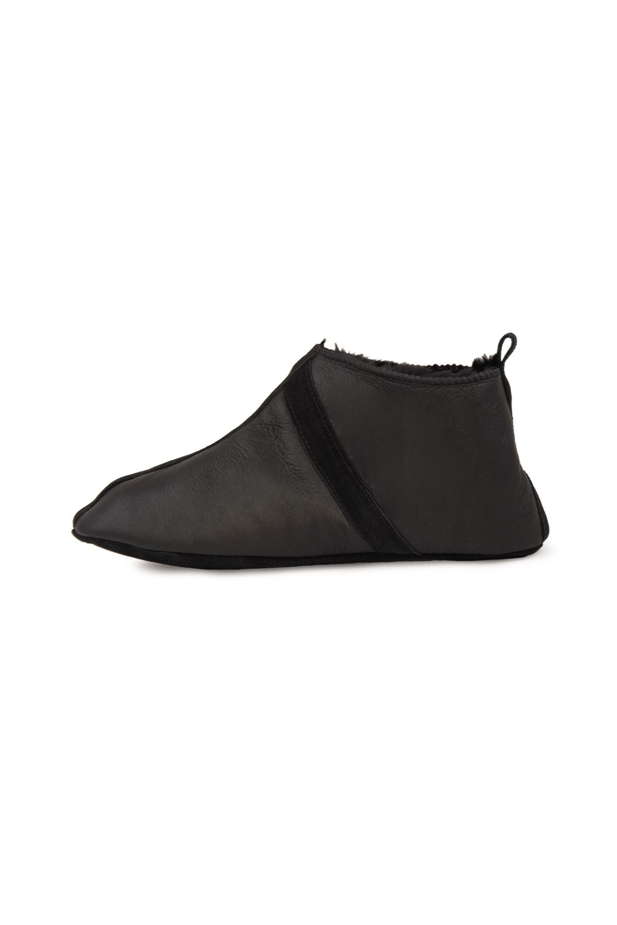 Kürklü Unisex Panduf 191220 Siyah