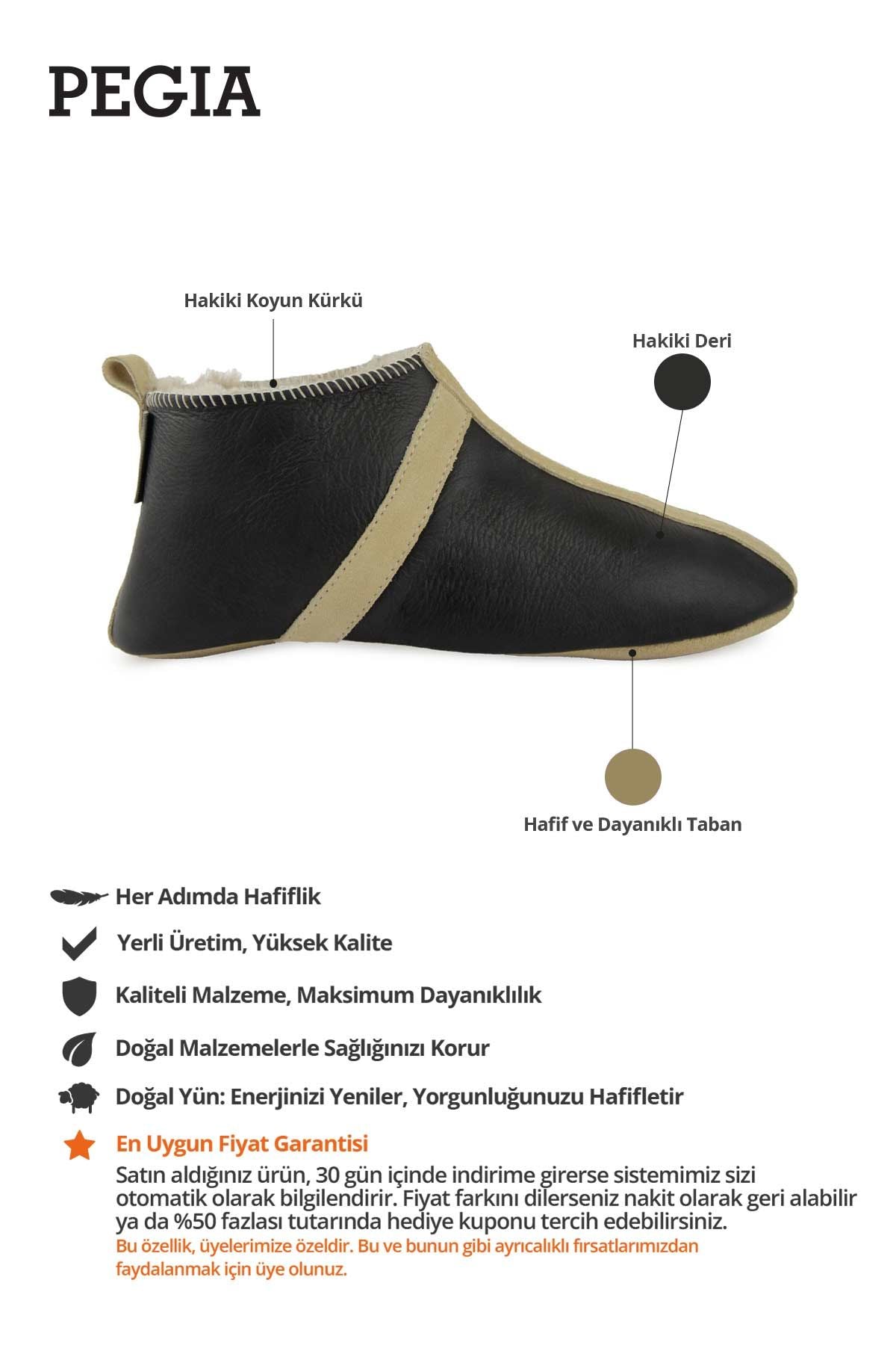Kürklü Unisex Panduf 191220 Karamel