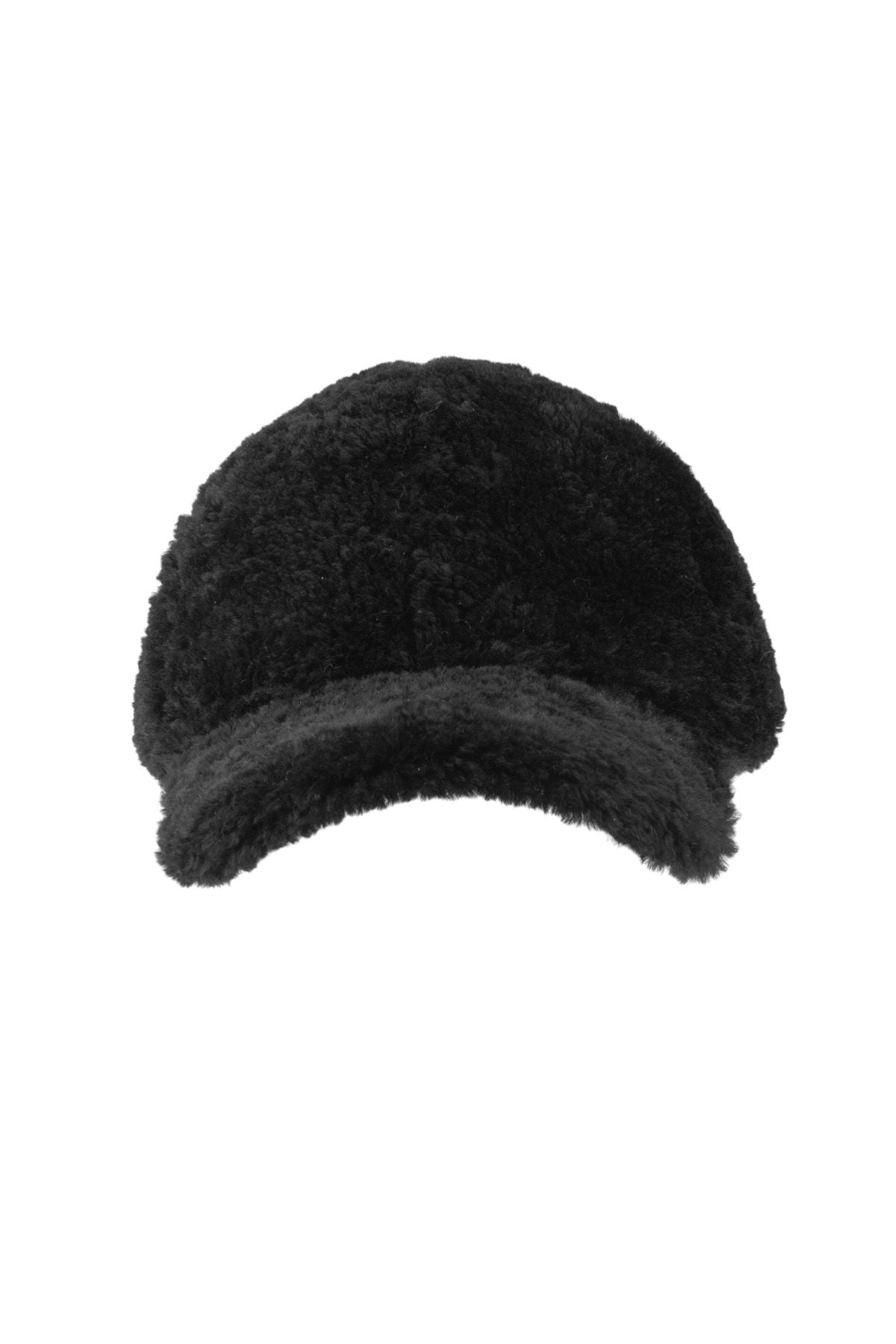 Kürklü Unisex Şapka 24SP01 Siyah