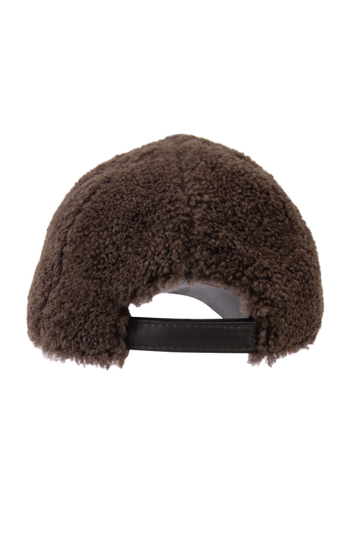 Kürklü Unisex Şapka 24SP01 Kahve