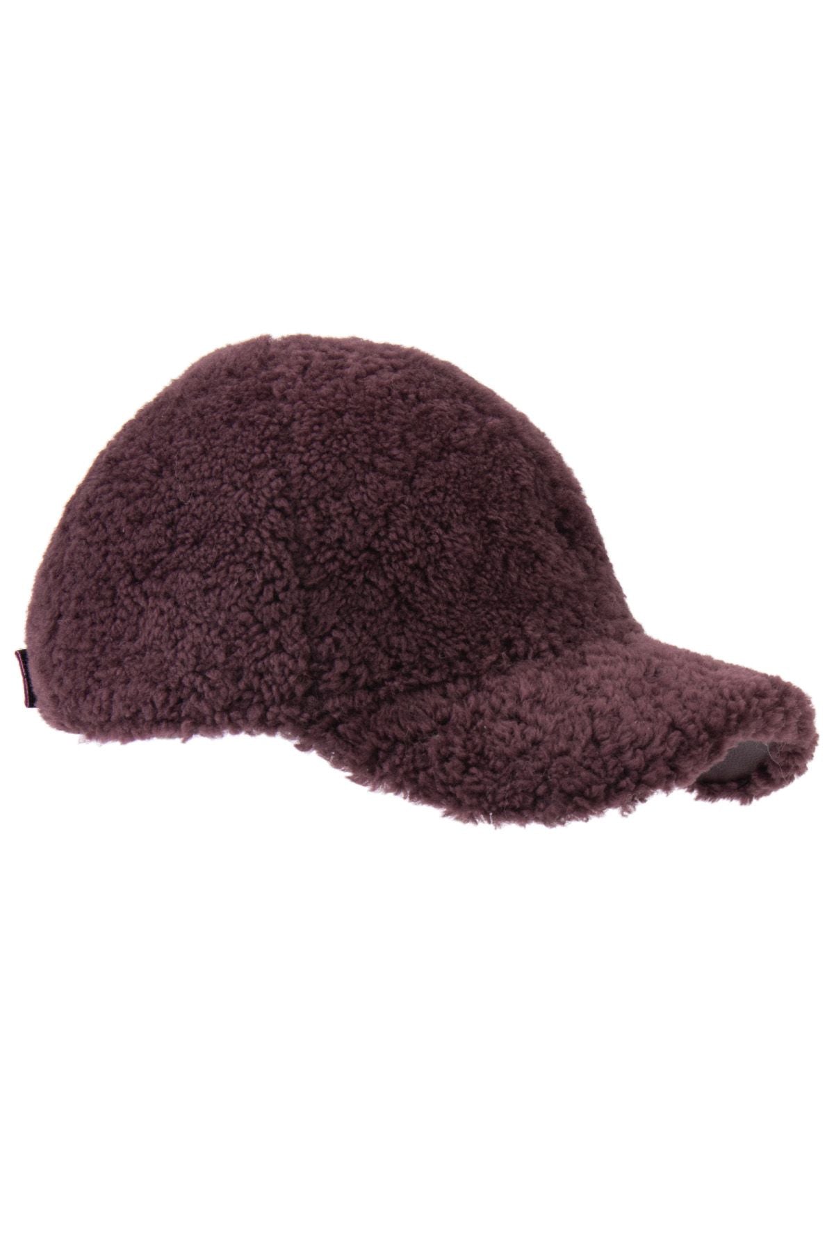 Kürklü Unisex Şapka 24SP01 Mürdüm